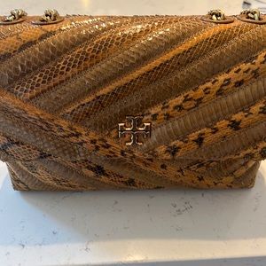 Tory Burch Kira chevron caramel corn color
